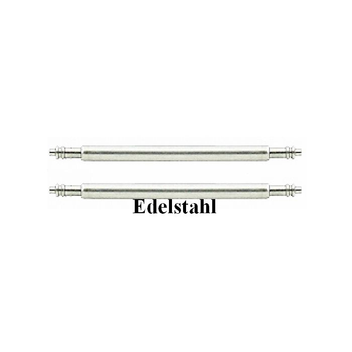 4 x 19mm Eichmüller Premium Edelstahl Federstege 1,5mm Ø für Uhren Armbänder 