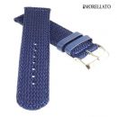 Morellato Perlon Uhrenarmband Modell Nastro 2-teilig blau...