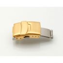 Sicherheitsfaltschließe gold, 22 mm