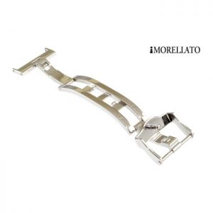 Faltschließe Edelstahl poliert Modell Sporting 16 mm Morellato Butterfly