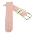 Kalbsleder Kinder-Uhrenarmband Modell Junior rosa 14 mm