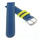 Kalbsleder Kinder-Uhrenarmband Modell Junior königs-blau 16 mm