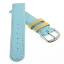 Kalbsleder Kinder-Uhrenarmband Modell Junior laguna-blau...