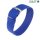 Eulit Perlon Durchzugs-Uhrenarmband Modell Panama königs-blau 16 mm