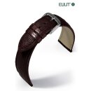 Eulit Teju-Eidechse Uhrenarmband Modell Tango mocca 18 mm