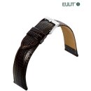 Eulit Teju-Eidechse Uhrenarmband Modell Tango mocca 22 mm