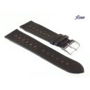 Fluco feines Uhrenarmband Shell Cordovan Modell Shellton-Racing ochsblood 18 mm