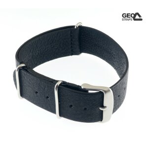 GEO-Straps Nato-Vintage Uhrenarmband Modell Ripper schwarz 20 mm Nato Strap