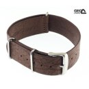 GEO-Straps Nato-Vintage Uhrenarmband Modell Ripper cacao 20 mm Nato Strap