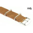 GEO-Straps Nato-Vintage Uhrenarmband Modell Ripper cognac 22 mm Nato Strap