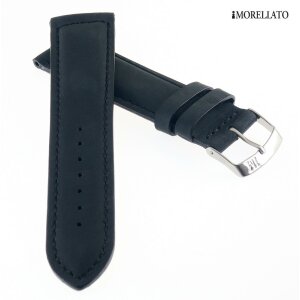 Morellato Velours-Leder Uhrenarmband Modell Capture schwarz 18 mm