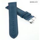 Morellato Velours-Leder Uhrenarmband Modell Capture blau 18 mm