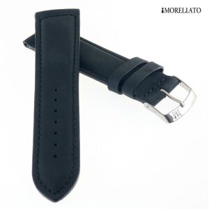 Morellato Velours-Leder Uhrenarmband Modell Capture schwarz 22 mm