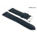 Morellato Velours-Leder Uhrenarmband Modell Capture schwarz 22 mm