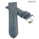Morellato Kalbs-Leder Uhrenarmband Modell Auris blau 18 mm