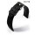EULIT Rindleder Uhrenarmband Modell Montreal wasserfest schwarz 18 mm