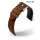 EULIT Rindleder Uhrenarmband Modell Montreal wasserfest cognac 22 mm