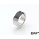 Esprit Ring, Grösse 69/22 Edelstahl Leder - unisex