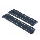 Kalbsleder Uhrenarmband Modell Glatt-FS-UTC blau 22-18 mm komp. Breitling UTC