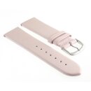 Feines Leder-Uhrenarmband Basel-XS rosa 18 mm