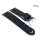 Diloy Premium Alligator Uhrenarmband Modell Brasil Easy-Klick schwarz 22 mm