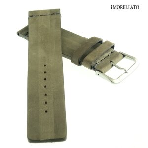 Morellato Kalbsleder Uhrenarmband Modell Vermeer grün-grau 20 mm