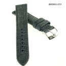 Morellato Stoff-Textil Uhrenarmband Modell Sisley grau-schwarz 18 mm