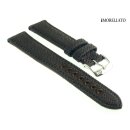 Morellato Stoff-Textil Uhrenarmband Modell Sisley braun-schwarz 18 mm