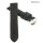Morellato Stoff-Textil Uhrenarmband Modell Sisley braun-schwarz 18 mm