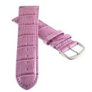 Feines Alligator Leder Uhrenarmband Modell Genf-71S...