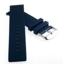 Silikon Design Uhrenarmband Modell Rhodos-DS blau 18 mm
