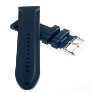 Silikon Uhrenarmband Modell Jumbo blau 26 mm - Extradick
