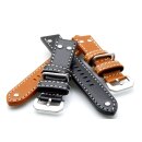 Flieger Style Uhrenarmband mit Bügel Modell Cavarust hellbraun 20 mm