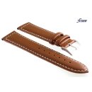 Fluco Rindleder Uhrenarmband Modell Rio cognac 22 mm Handarbeit