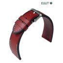 EULIT Uhrenarmband Retro-Look Modell Woodstock rot 20 mm