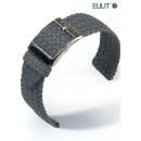 Eulit Perlon Uhrenarmband Modell Palma-Pacific-SP XL-extralang grau 22 mm