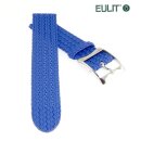 Eulit Perlon Uhrenarmband Modell Palma-Pacific-SP XL-extralang königs-blau 22 mm