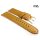 GEO-Straps Vollrindleder Uhrenarmband Modell Peninsula hellbraun-TiT 24 mm