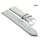 Fluco Veloursleder Uhrenarmband Modell Oslo-NL hell-grau 22 mm Handarbeit