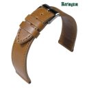 Barington Rindleder Uhrenarmband Modell Bauhaus cognac 18...