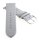 Feines Leder-Uhrenarmband Basel-XS hell-grau 18 mm