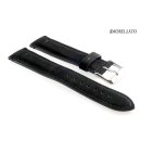 Morellato Velours-Leder Uhrenarmband Modell Bernini schwarz 18 mm
