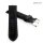 Morellato Velours-Leder Uhrenarmband Modell Bernini schwarz 18 mm
