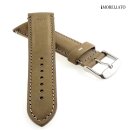 Morellato Velours-Leder Uhrenarmband Modell Bernini khaki-grün 18 mm