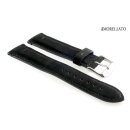 Morellato Velours-Leder Uhrenarmband Modell Bernini schwarz 22 mm