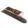 Echt Kamelleder Vintage Uhrenarmband Modell Karawan mocca-RN 22 mm