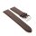 Feines Leder-Uhrenarmband Chur-XS mocca 20 mm