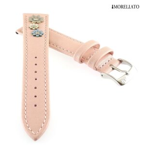 Morellato Microfaser-Leder Uhrenarmband Modell Garden rosa 16 mm