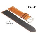 Graf Shell Cordovan Uhrenarmband Modell Appaloosa cognac 21 mm, Handarbeit