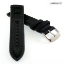 Morellato Stoff-Textil Uhrenarmband Modell Swim-3D schwarz wasserfest 22 mm